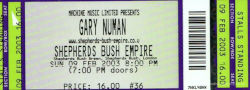 Londonl Ticket 2003